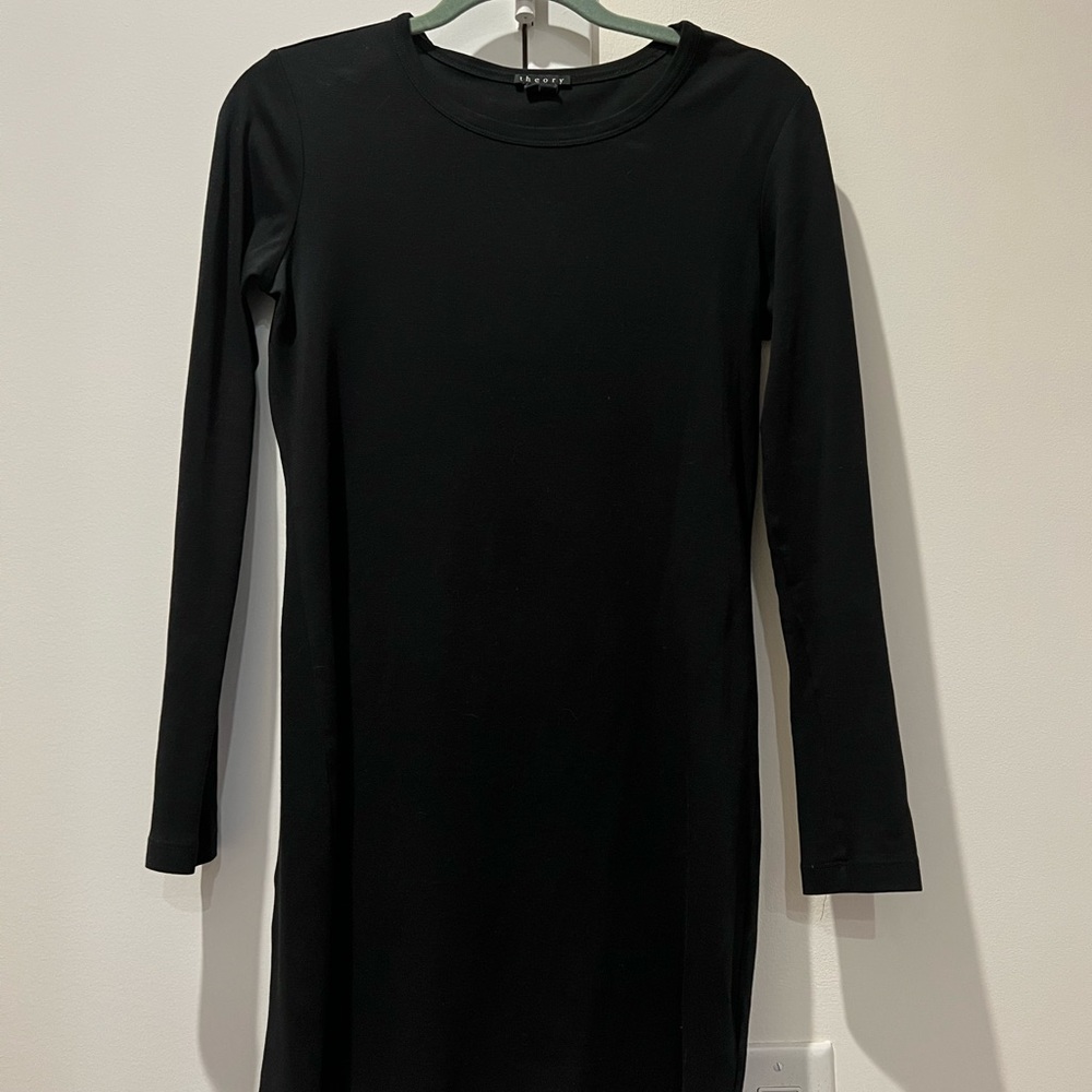 Theory Cotton Crewneck Dress